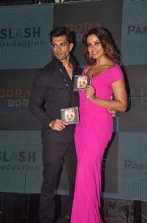 Bipasha Basu and Karan Singh Grover pose for thre media at the Success Bash of Alone's Trailer