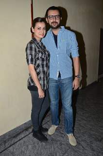 Dia Mirza was with her husband at the Premier of Ugly