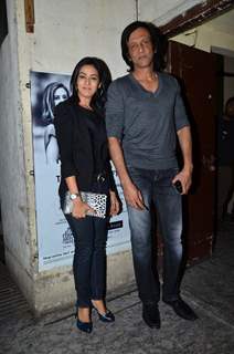 Kay Kay Menon with his wife at the Premier of Ugly