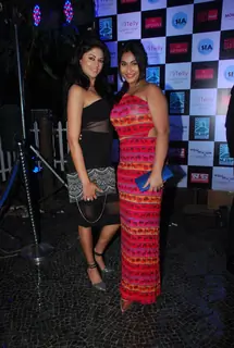 Kavita Kaushik with a friend at the Telly Calendar Launch