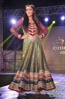 Pooja Gor walks the ramp at Telly Calendar Launch