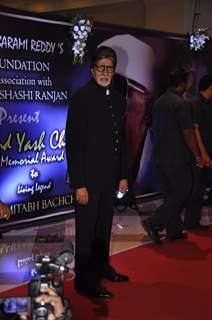 Amitabh Bachchan was seen at the Yash Chopra Memorial Awards