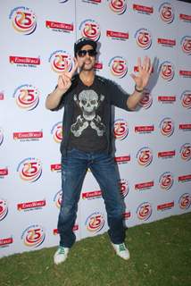 Zayed Khan poses for the media at EsselWorld's 25th Anniversary Celebrations
