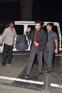 Ranbir Kapoor was snapped at Airport