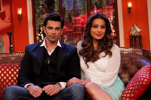 Karan Singh Grover and Bipasha Basu Promote Alone on Comedy Nights with Kapil