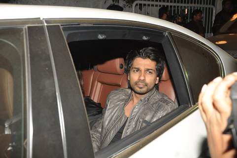 Nikhil Dwivedi was snapped at Salman Khan's Birthday Bash