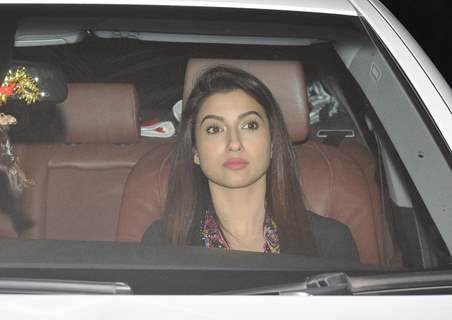 Gauahar Khan was snapped at Salman Khan's Birthday Bash