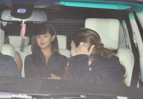 Rashmi Desai was snapped at Salman Khan's Birthday Bash