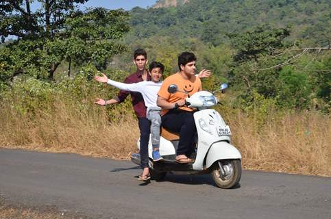 Khan Kids enjoying ATV Ride at Panvel Farm House