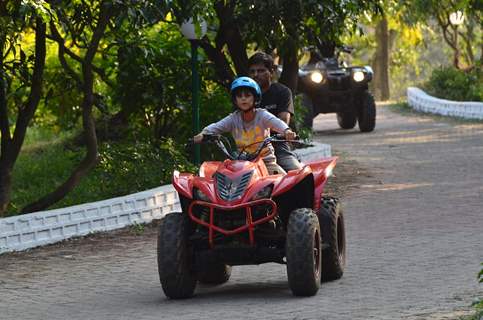 Khan Kids enjoying ATV Ride at Panvel Farm House