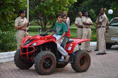 Arhaan Khan was snapped enjoying ATV Ride at Panvel Farm House