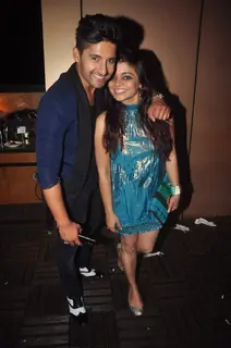 Nivedita Basu poses with Ravi Dubey at his Birthday Bash