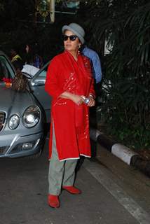 Shabana Azmi Snapped at Airport