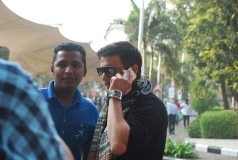 Jimmy Shergill was snapped at Airport