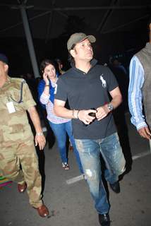 Sachin Tendulkar was snapped at Airport