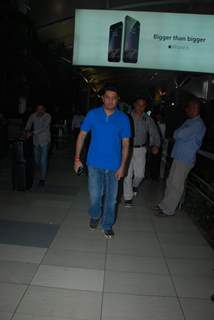 Bhushan Kumar was snapped at Airport