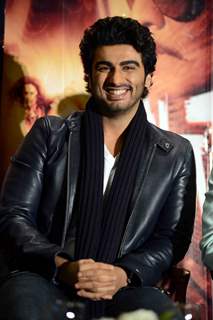 Arjun Kapoor was snapped at the Promotions of Tevar in Delhi