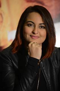 Sonakshi Sinha was snapped during the Promotions of Tevar in Delhi