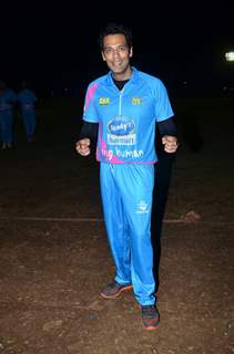 Samir Kochhar poses for the media at CCL Practice Session