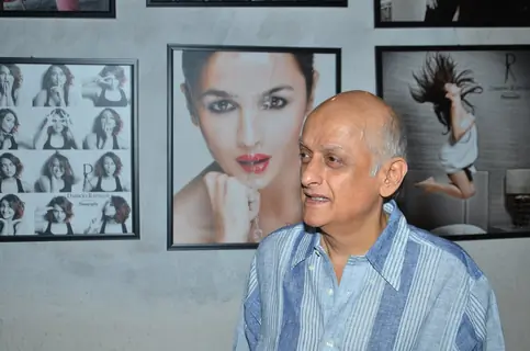 Mukesh Bhatt was snapped at Dabboo Ratnani's Calendar Launch