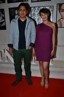 Preeti Jhangiani and Parvin Dabas pose for the media at Dabboo Ratnani's Calendar Launch