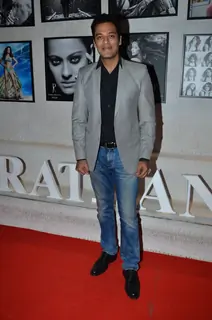 Samir Kochhar poses for the media at Dabboo Ratnani's Calendar Launch