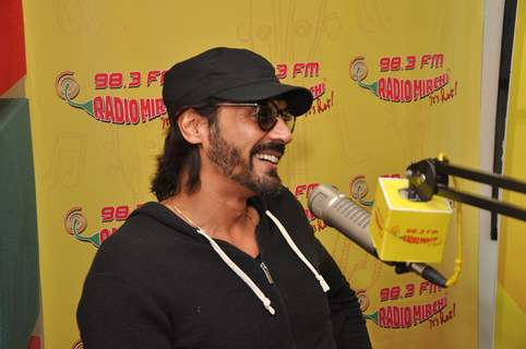 Arjun Rampal was snapped at the Promotions of Roy on 98.3 Radio Mirchi