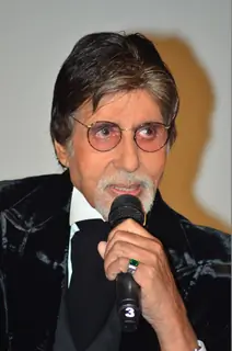 Amitabh Bachchan interacts with the audience at the Trailer Launch of Shamitabh