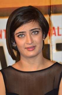 Akshara Haasan was snapped at the Trailer Launch of Shamitabh