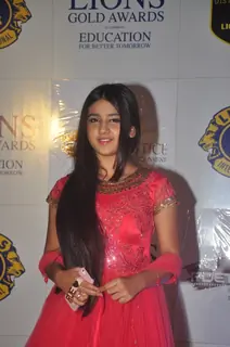 Roshni Walia poses for the media at Lion Gold Awards