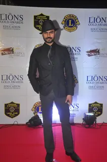 Gaurav Chopra poses for the media at Lion Gold Awards