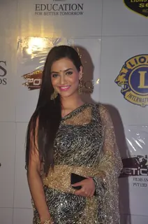 Adaa Khan poses for the media at Lion Gold Awards