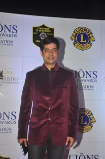 Sushant Singh poses for the media at Lion Gold Awards