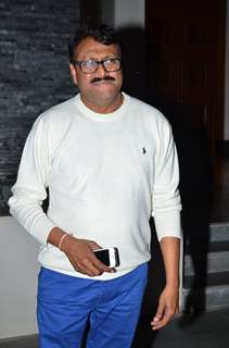 Vijay Patkar poses for the media at the Music Launch of Marathi Movie Mitwa