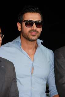 John Abraham was snapped at SCMM Marathon Meet