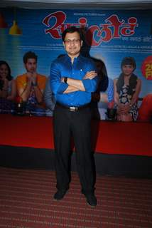 Sunil Barve poses for the media at the Music Launch of Marathi Movie Sata Lota Pan Sagla Khota