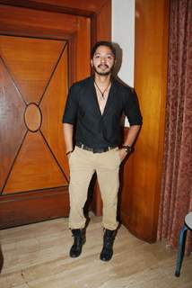 Shreyas Talpade poses for the media at the Music Launch of Marathi Movie Sata Lota Pan Sagla Khota