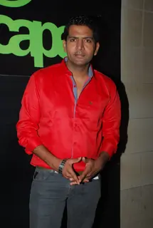 Ashutosh Kaushik poses for the media at Kamaal Rashid Khan's Birthday Bash