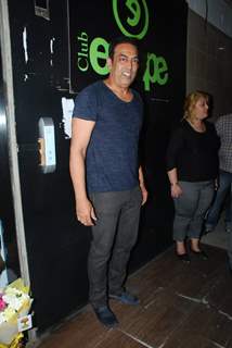 Vindoo Dara Singh poses for the media at Kamaal Rashid Khan's Birthday Bash