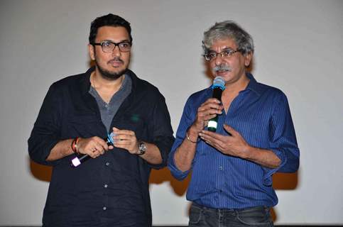 Sriram Raghavan interacts with the audience at the Song Launch of Badlapur