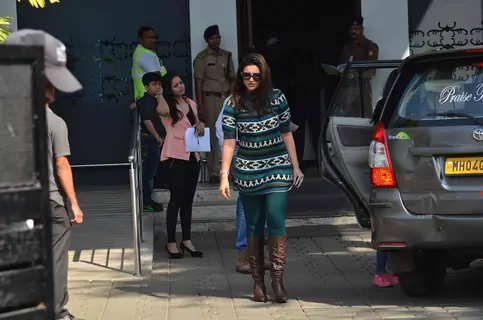 Parineeti Chopra was snapped Leaving for Saifai Mahotsav Fest