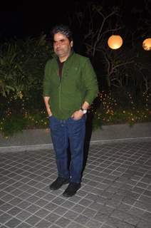 Vishal Bharadwaj poses for the media at Farah Khan's Birthday Bash