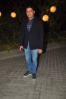 Bhushan Kumar poses for the media at Farah Khan's Birthday Bash