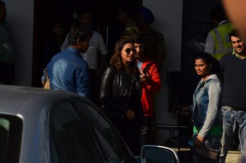 Parineeti Chopra was snapped Arriving from Saifai Mahotsav Fest