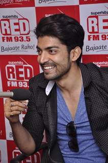 Gurmeet Choudhary interacts with the listeners at the Promotions of Khamoshiyan on Red FM