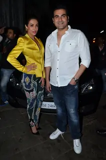 Arbaaz Khan and Malaika Arora Khan pose for the media at the Music Launch of Dolly Ki Doli