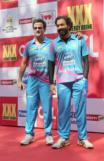 Rohit Roy & Bobby Deol at the CCL Match