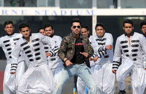Varun Dhawan performs at the CCL Match Between Mumbai Heroes and Veer Maratha