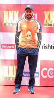 Riteish Deshmukh at the CCL Match Between Mumbai Heroes and Veer Maratha