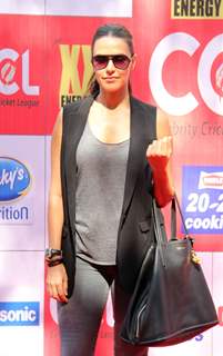 Neha Dhupia at the CCL Match Between Mumbai Heroes and Veer Maratha